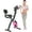 Pink, variant on DUOSONG Folding Exercise Bike, Fitness Upright And Recumbent X-Bike With 16-Level Adjustable Resistance, Arm Bands And Backrest Light Blue Metal Fitness & Sports Fitness Exercise Bikes