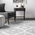 thumbnail image 4 of nuLOOM Noa Tapis Lavable en Machine pour la Région Tribale Marocaine, 3' x 5', Ivoire, 4 of 4