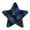 Blue Snowflake Pattern, variant on Star Night Light Auto On/Off Plug-in Wall Light with Light Sensor Warm White LED for Home Party Blue Snowflake Pattern