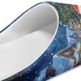 thumbnail image 6 of Psesaysky Soft Indoor Closed Toe Cotton Slippers Non-slip Sole Lightweight Christmas Snowman Print House Slippers Home Shoes, Size 7.5-8.5, 6 of 7