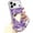 Purple, variant on for iPhone 17 Pro Glitter Bling Case, Cute 3D Sparkle Heart Makeup Mirror Crystal Rhinestones Flowers Diamond Gems Pearl with Lanyard Wrist Strap Women Girls Case for iPhone 17 Pro 6.3", Pink