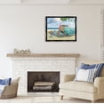 thumbnail image 3 of Stupell Industries Dogs on Beach Shore Animals & Insects Painting Black Floater Framed Art Print Wall Art, 31 x 25, 3 of 10