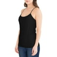 thumbnail image 4 of Time and Tru Women's Cami Tank Top, 3-Pack, 4 of 6