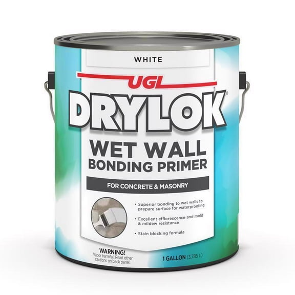 Drylok White Bonding Paint Primer, 1 gal, 2 Pack