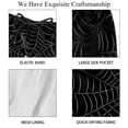 thumbnail image 4 of luoweisi Men's Beach Shorts Quick Dry Swim Trunks with Mesh Lining Halloween Spider Web XL, 4 of 5