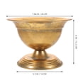 thumbnail image 2 of WHAMVOX Distressed Planter Urn Vintage Iron With Flower Arrangements 1Set, 2 of 8