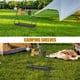 thumbnail image 2 of Three-Bar Frame Camping Rack Folding Ultra-Light Camping Tripod Travel Sundries Hanger 50x68x88cm +Mesh Bag, 2 of 5