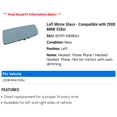 thumbnail image 2 of Left Mirror Glass - Compatible with 2008 BMW 528xi, 2 of 2