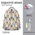 thumbnail image 5 of Nordic Rustic Style Waterproof Backpack - Spacious & Stylish for College, 5 of 5
