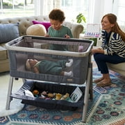Open Box Monbebe Height-Adjustable Baby Bassinet, Castle Point, Infant