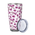 thumbnail image 2 of Goofa Orchids Flowers for 20 oz Skinny Tumbler Stainless Steel Coffee Mug Slim Vacuum Insulated Travel Cup Car Cup-Without Straw, 2 of 8