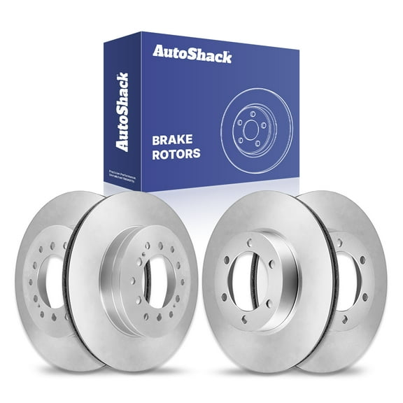 AutoShack Front & Rear Brake Rotors for Toyota & Lexus, 4Runner 2003-2009 GX470 2003-2009, 4WD RWD V6 4.0L V8 4.7L
