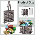 thumbnail image 2 of Chic Vintage Paisley Reusable Grocery Bag - Spacious Washable Tote with Elegant Abstract Print, 2 of 6