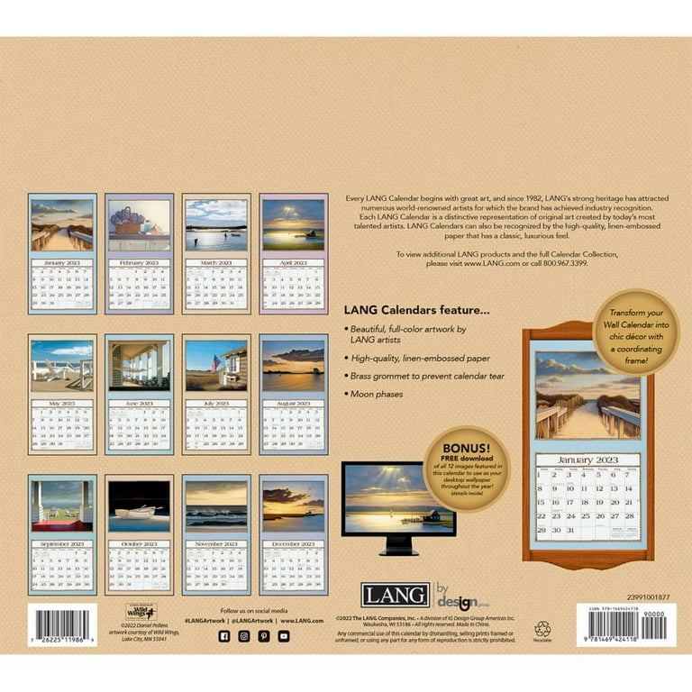 Seaside 2023 Wall Calendar (Calendar) - Walmart.com