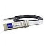 UPC: 0821455296455 | AddOn 1m Solarflare Compatible QSFP+ to SFP+ DAC – direct attach cable – 3.3 ft