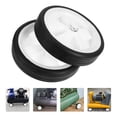 thumbnail image 4 of 2 Pcs Roue de Remplacement pour Compresseur d'Air Universel Installation Facile Haute Efficacité Roulettes de Compresseur pour Usage Industriel, 4 of 9