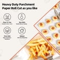 thumbnail image 3 of Katbite Heavy Duty Parchment Paper Roll for Baking, 15 in x 210 ft, 260 Sq.Ft Baking Paper with Slide Cutter, Easy to Cut & Non-Stick Cooking Paper for Bread, Cookies, Air Fryer, Steaming, Grilling, 3 of 8