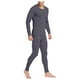 thumbnail image 1 of Conjuntos de ropa interior térmica para hombre, sólidos, finos, cuello redondo, mangas largas, ropa interior y pantalones abrigados, trajes para hombre, camisetas y pantalones de algodón., 1 of 5