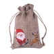 thumbnail image 1 of Bearachild 10 Uds. Bolsa de regalo de lino de Navidad, joyería de Papá Noel, bolsa de regalo de almacenamiento de dulces de Chocolate para niños, Kits de decoración para fiestas No.2 Bearachild HA042679-02, 1 of 6