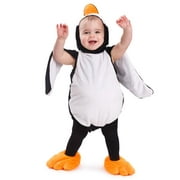 Dress Up America 871-12-24 Penguin Costume for 12 to 24 Months Kids - White, Black & Yellow