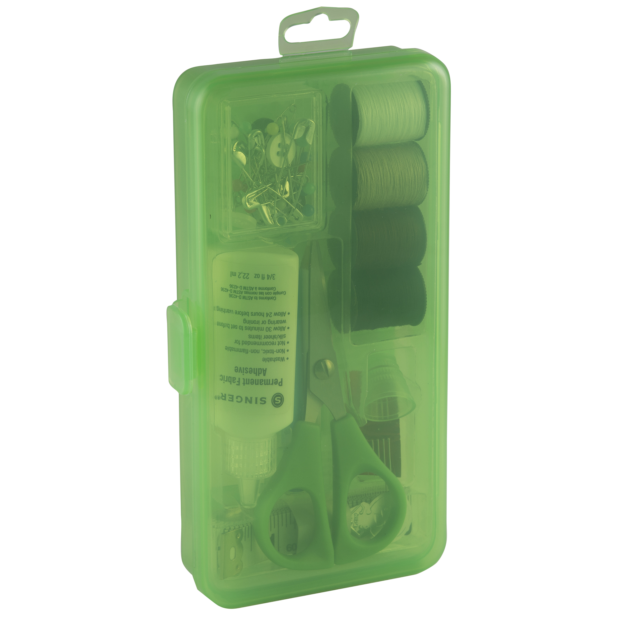 SINGER Survival Sew Kit with Storage Case, 64 pcs