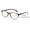 Brown, variant on Women Mosaic Marble Print Clear Progressive Reading Glasses - Zero Power On Top - No Bubble Reader Z121 +2.00