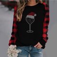 thumbnail image 2 of Pisexur Chandails en Molleton de Noël pour Femmes 2024 Mode Manches Longues Col Rond Chandails en Molleton Graphique Arbre de Noël Amusant Chandails à Capuchon Décontractés Vacances Ample Chandail Oversize, 2 of 6