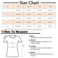 thumbnail image 3 of Clearance T Shirts for Women Lady's V Neck Short Sleeved Chiffon Ball Temperament Top Ruffled Cotton Dot Casual Top Summer Tops for Women 2024 Womens Blouses, 3 of 6