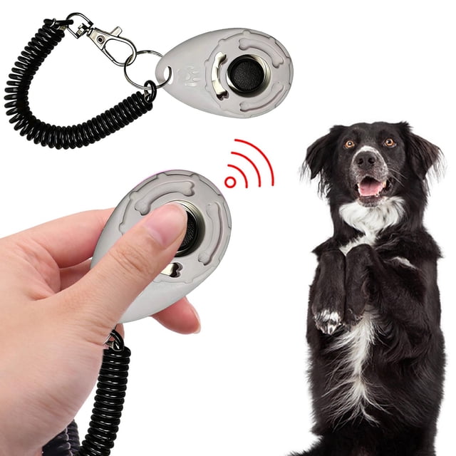 Cagogo Dog Training Clicker, Teardrop-Shaped Pet Clicker for Obedience Commands, Positive Reinforcement Dog Clicker for Puppy Training and Behavior Modification, Professional Dog Clicker Trainer