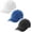 Black + White + Royal Blue, variant on 3 Pack Washed Plain Baseball Cap, Retro Adjustable Dad Hats Gift for Men/Women,Unstructured/Cotton