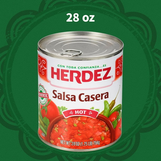 Herdez Salsa Casera Hot, 28 Ounce