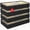 Black, variant on 90L Under Bed Storage Containers,4-Pack Closet Organizers and Storage Bins,for Organization and Storage Clothes, Shoes, Blankets & Pillows,Visible Transparent Top Storage Bins with Lids, Grey