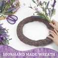 thumbnail image 4 of Purple Lavender Door Wreath, 24 Inch Summer Wreaths for Front Door Outside, Handmade Romantic and Elegant Wreath Décor Gift for Home Wedding, 4 of 15