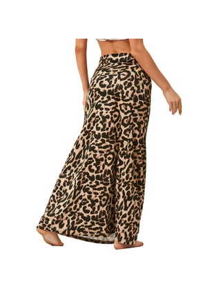 Walmart leopard cheap maxi skirt