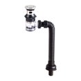 thumbnail image 1 of Kit de desagüe del lavabo de baño Kit de drenaje del fregadero Reemplace piezas universales 2 en 1 baño fregadero de desagüe para cuenca del fregadero Flip Cover Drain, 1 of 8
