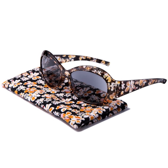 Gafas de sol de lectura para mujer con estampado floral
