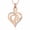 Rose, variant on Mom Heart Urn Pendant Cremation Jewelry for Ashes Holder Memory Necklace Memorial Jewelry Sympathy Gift