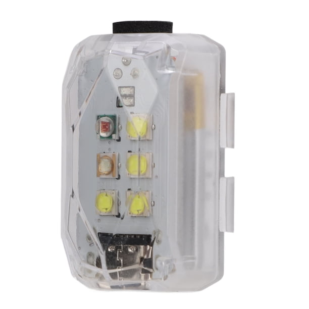 Luz Estroboscópica Para Drones RC, Luz De Lámpara LED Con Flash Para Drones De 1,5 Pulgadas, 250 MAh, Ligera Para 3