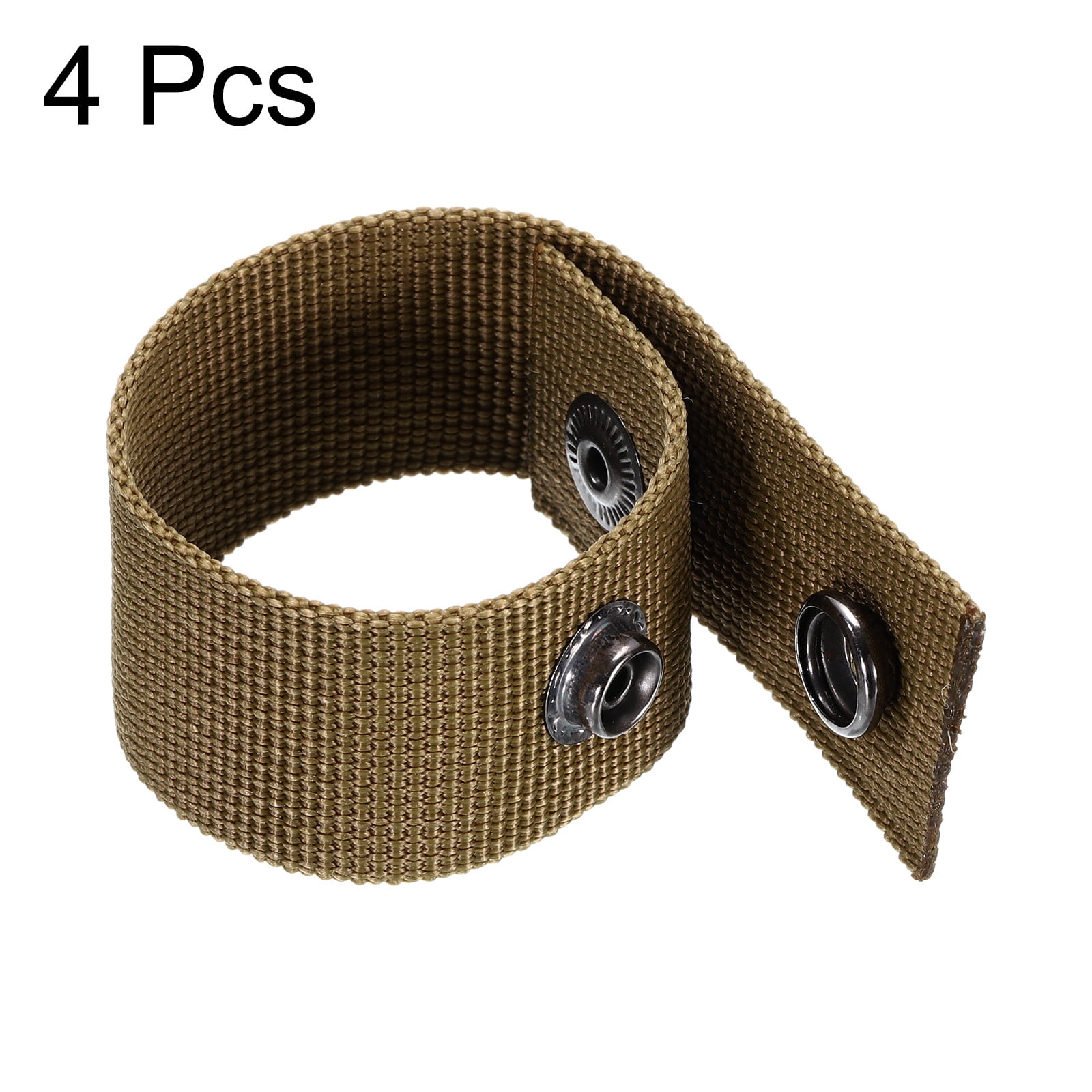 LUITON 4-Pack Duty Belt Keepers With Double Snaps - Fits 2-2.25 Inch Tactical & Security Belts