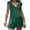 Green, variant on One Piece Swimsuit Women Solid Color Built In Bra Shorts Flat Angle Ruffle Pockets Swimsuit