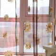 thumbnail image 4 of HULKLIFE Print Sheer Window Panel Curtains Room Divider Living Room Bedroom, 4 of 5
