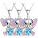 thumbnail image 1 of Collar de Elefante High Monaco ElephantNeck01 3 Pzas Plata/Azul Metal, 1 of 3