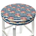 thumbnail image 3 of Kdxio Popcorn Print Stool Covers Round,Stretch Round Bar Stool Covers Washable Bar Stool Cushion Slipcover for 12-15 Inch Chair, 3 of 7