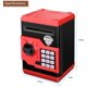 thumbnail image 3 of Hucha con contraseña de cajero automático electrónico de dibujos animados, moneda en efectivo, caja de ahorro de dinero de papel de desplazamiento automático, regalo para niños (negro rojo) oso de fresa Electrónica, 3 of 5