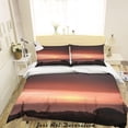 thumbnail image 1 of 3D Sunset Sky Sea Landscape Quilt Cover Set Ropa de Cama Funda Nórdica Fundas de Almohada, 1 of 3