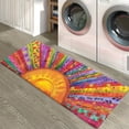 thumbnail image 4 of 3D Printed Rainbow Long Rug, High-Grade Flannel, Thick Non-Slip Backing for Kitchen, Laundry, Bedside, Bathtub Mat, Various Sizes for Hotel & Home Decor, 4 of 14