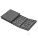 thumbnail image 1 of Teclado inalámbrico plegable, recargable por USB para iOS, Android, Windows, PC, portátil, teléfono inteligente, color gris, 1 of 5
