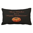 thumbnail image 1 of RYLABLUE Vintage Fashion Happy Halloween best witches Simple Pumpkin Pattern Polyester 20 x 30 Inch Rectangle Throw Pillow Covers With Hidden Zipper Home Sofa Cushion Decorative Pillowcases, 1 of 1