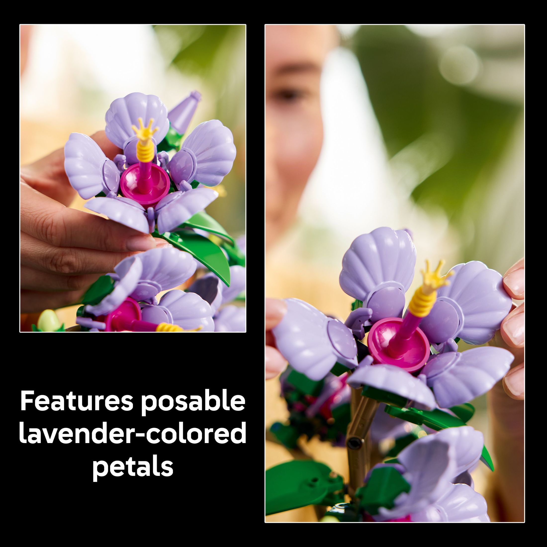 LEGO Botanicals Flor de Hibisco Set de Construcción - Bloques de Construcción de Planta y Flor Artificial para Mujeres y Hombres Mayores de 18 Años - Idea de Regalo para Decoración del Hogar u Oficina - 10372 6