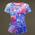 thumbnail image 5 of KDDYLITQ Womens 250 Anniversary Usa Shirts Fourth Of July 250th Birthday Short Sleeve Blouses Vintage 250 Years Birthday 4th July T-Shirts Usa Star Stripes Loose Crew Neck Tees Vermilion 3XL, 5 of 8